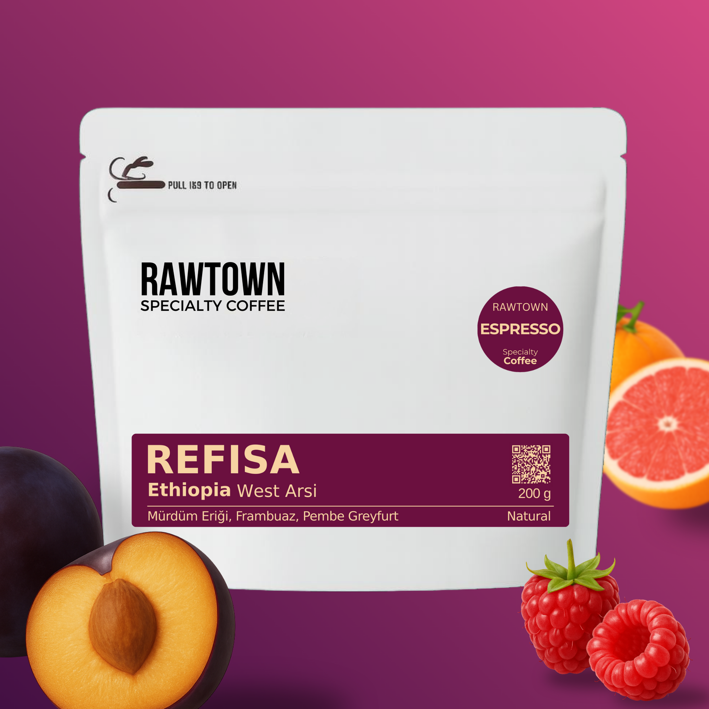 Refisa Natural Ethiopia - Nitelikli Espresso